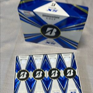 Bridgestone Golf Balls in Blue and White Dozen JP-139
